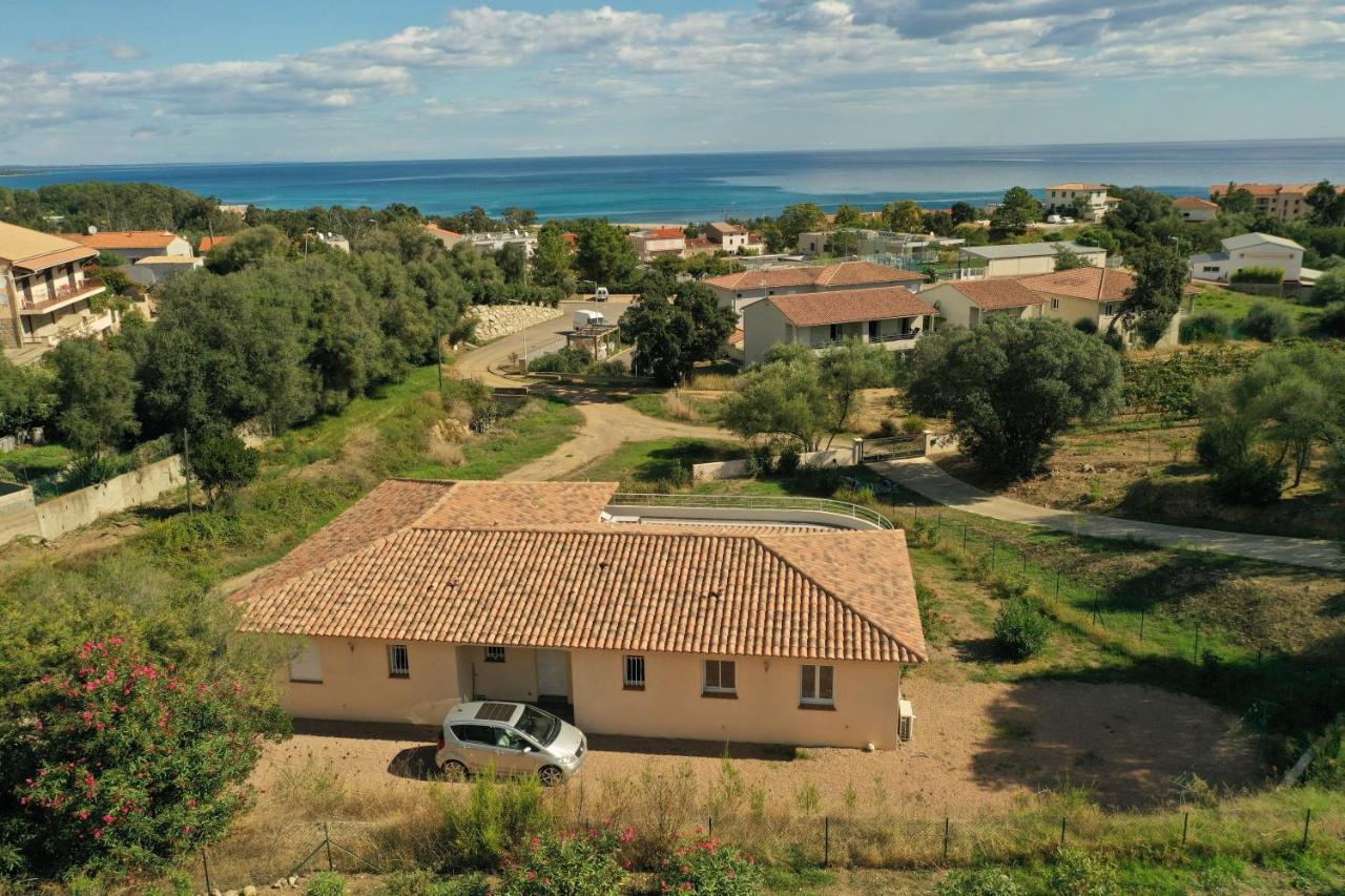 Villa Climatisee Avec Piscine Сари-Соленцара Экстерьер фото